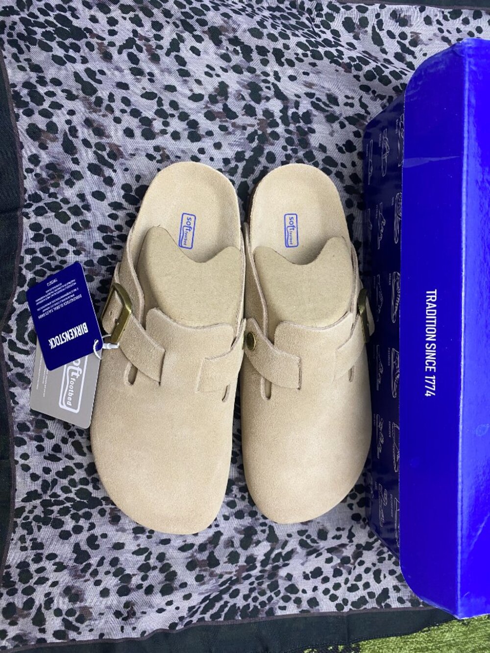 Birkenstock Sand-Brown Clogs